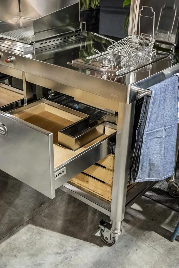Outdoor Kitchen Unit 130 Plancha And Deep-fat Fryer 2