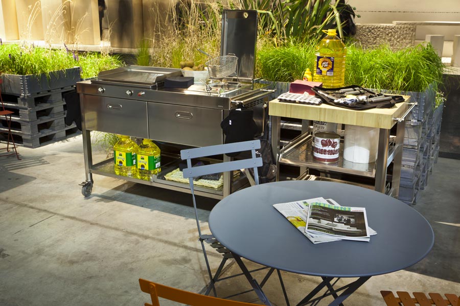 Outdoor Kitchen Unit 130 Plancha And Deep-fat Fryer