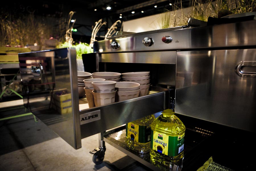 Outdoor Kitchen Unit 130 Plancha And Deep-fat Fryer