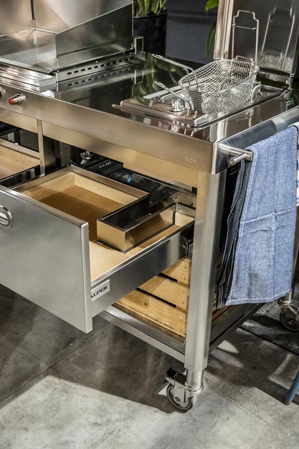 Outdoor Kitchen Unit 130 Plancha And Deep-fat Fryer 2