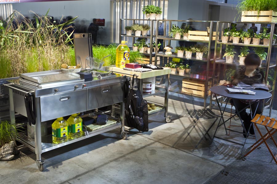 Outdoor Kitchen Unit 130 Plancha And Deep-fat Fryer