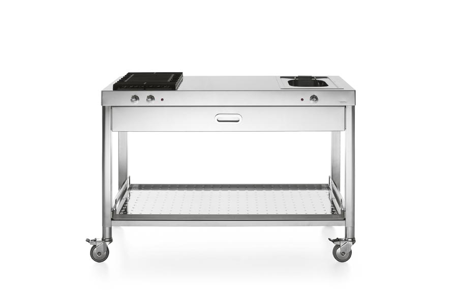 Outdoor Kitchen Unit 130 Grill And Deep-fat Fryer