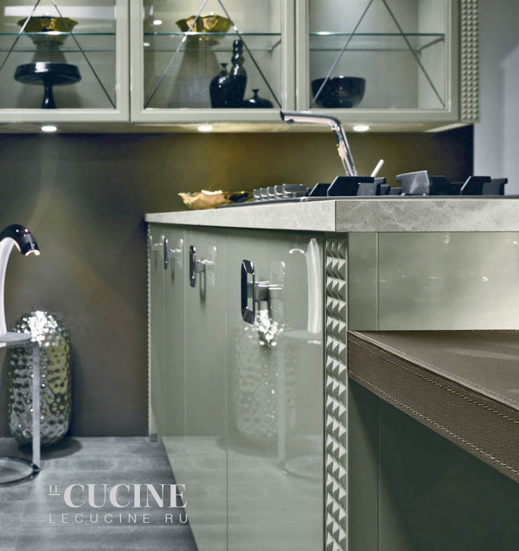 Кухня Luxury Glam - Cuspide Pelle Aster Cucine
