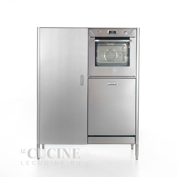 Кухня Column 128 Refrigerator, Oven And Dishwasher Alpes Inox