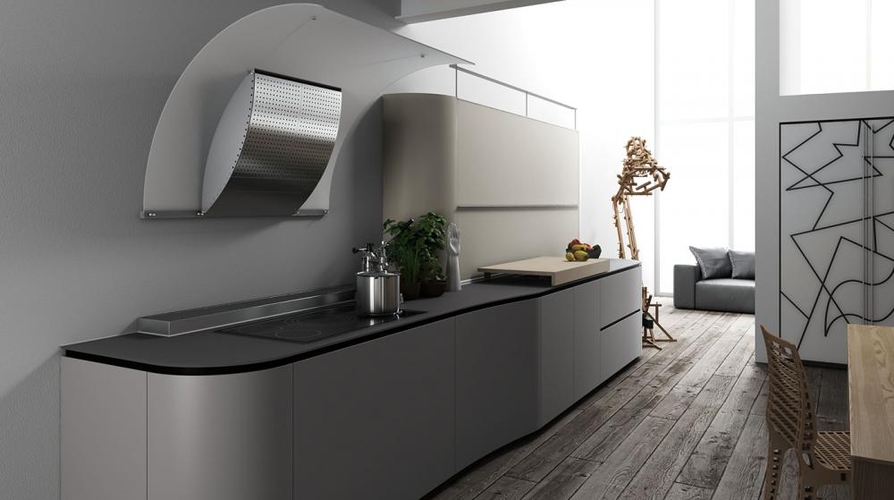 Artematica Curva Grey Lacquered