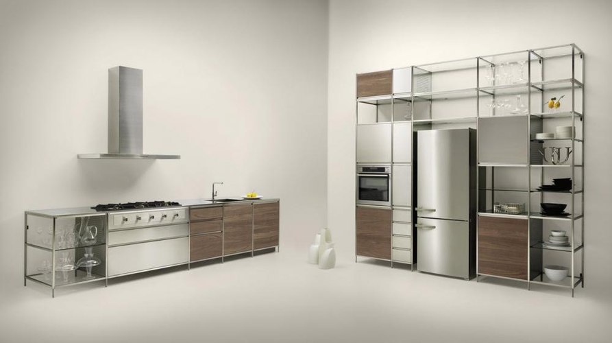 Meccanica Satin Finish Stainless Steel Frame