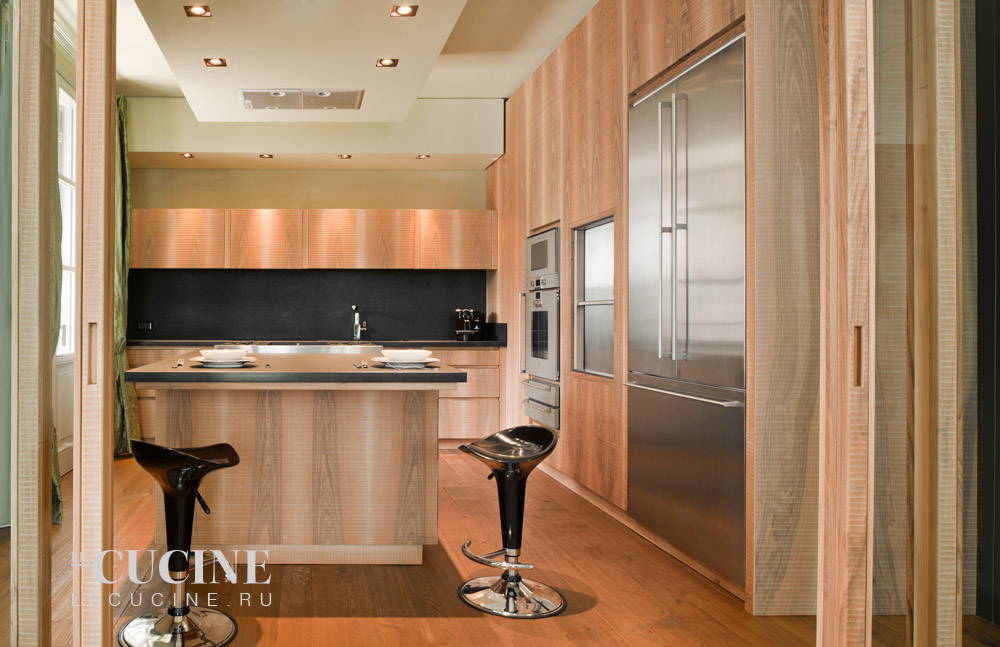 Кухня Wood and Granite Kitchen Habito by Giuseppe Rivadossi