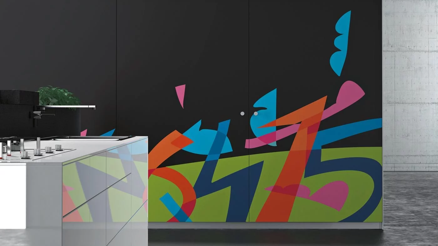 Artematica Vitrum Arte Ugo Nespolo — &quot;Ipotesi Pitagorica&quot;