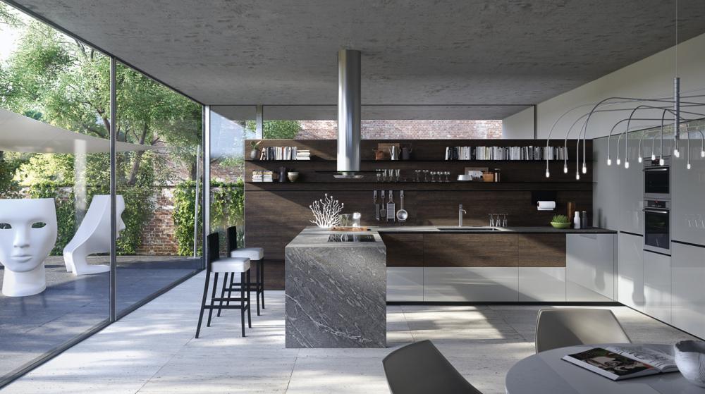 Forma Mentis With Rondover Oak Wooden Door And Lacquered Door