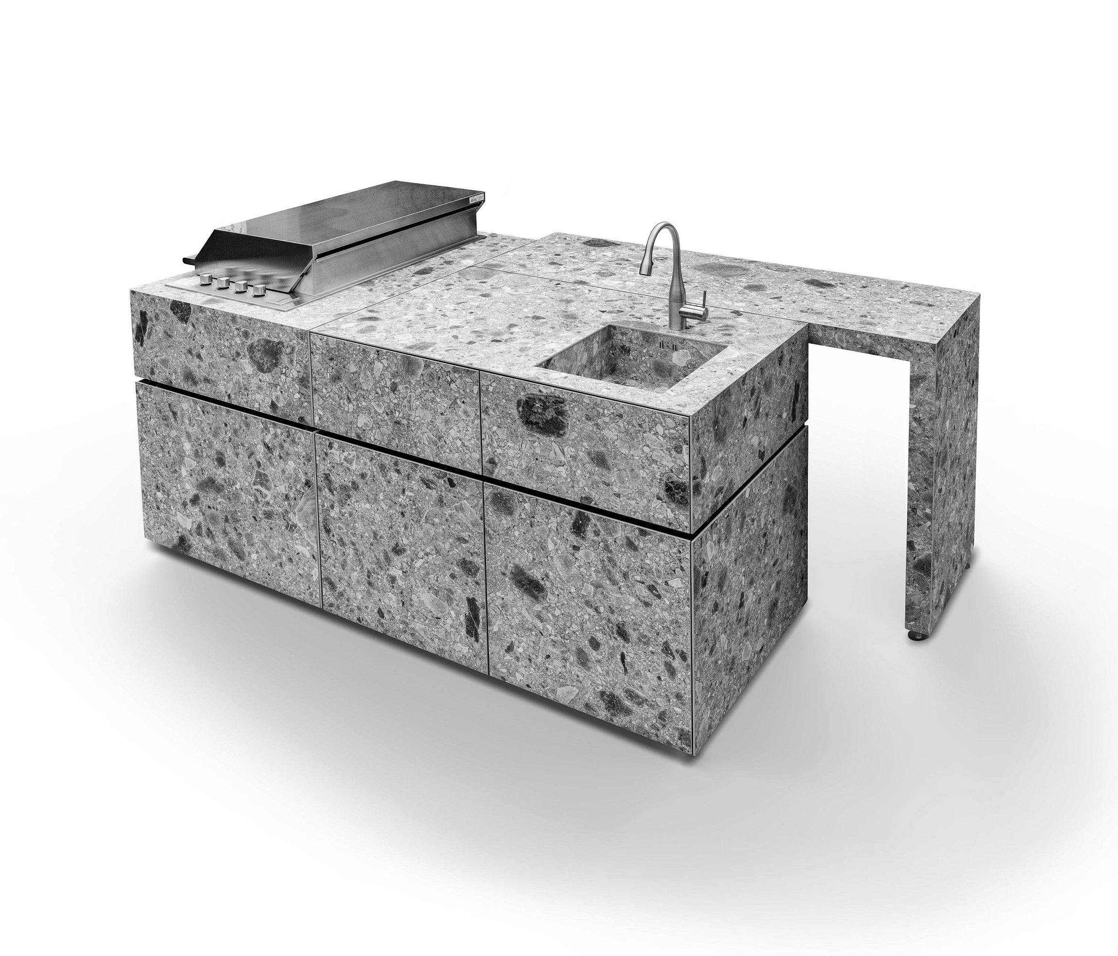 BbqubeX Natural Granit