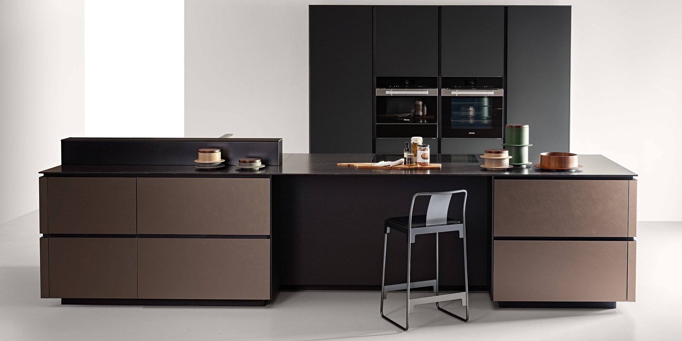 Riciclantica in Metallo Alluminio Graffiato Bronzo
