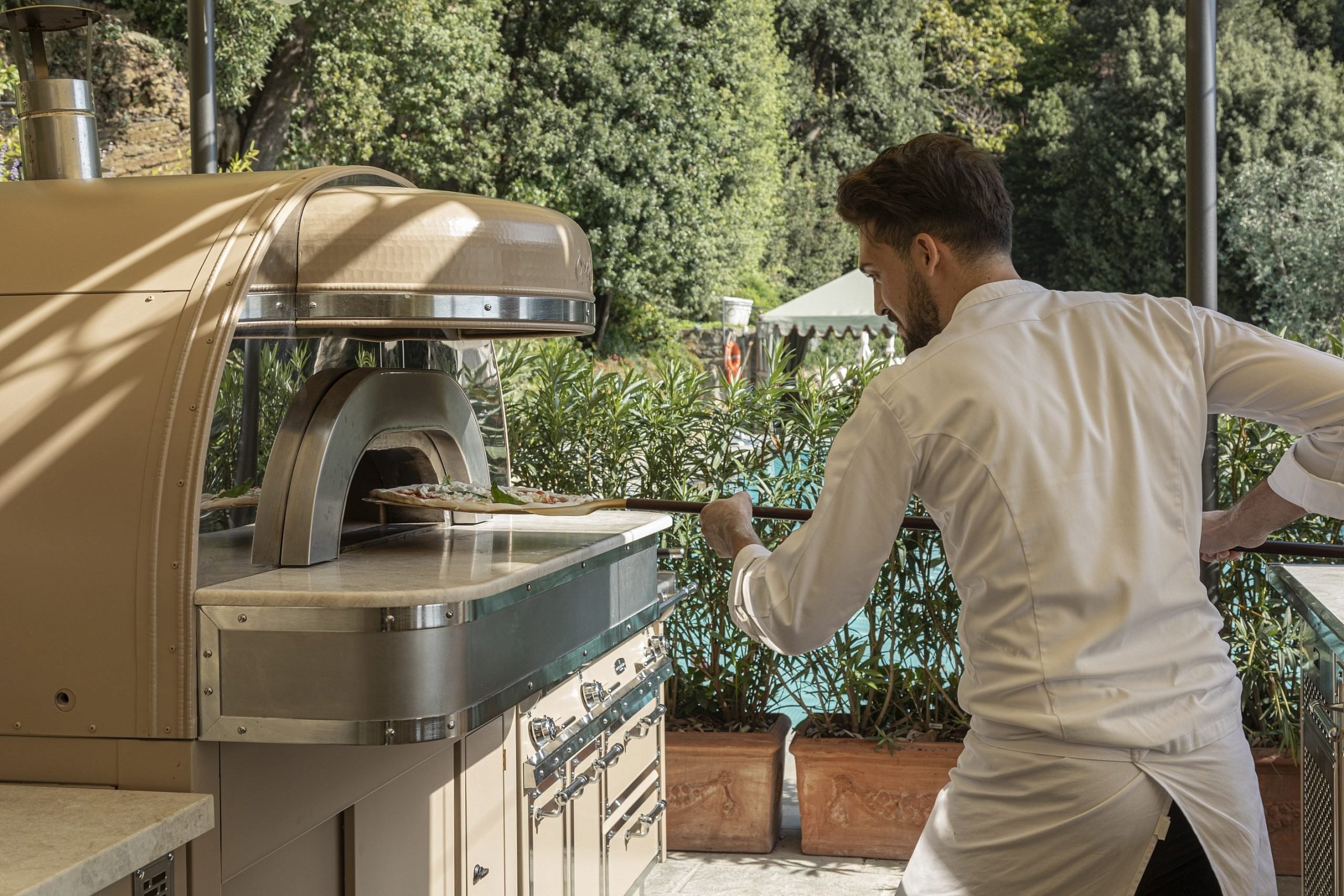 Outdoor Kitchen Beige Grigiastro