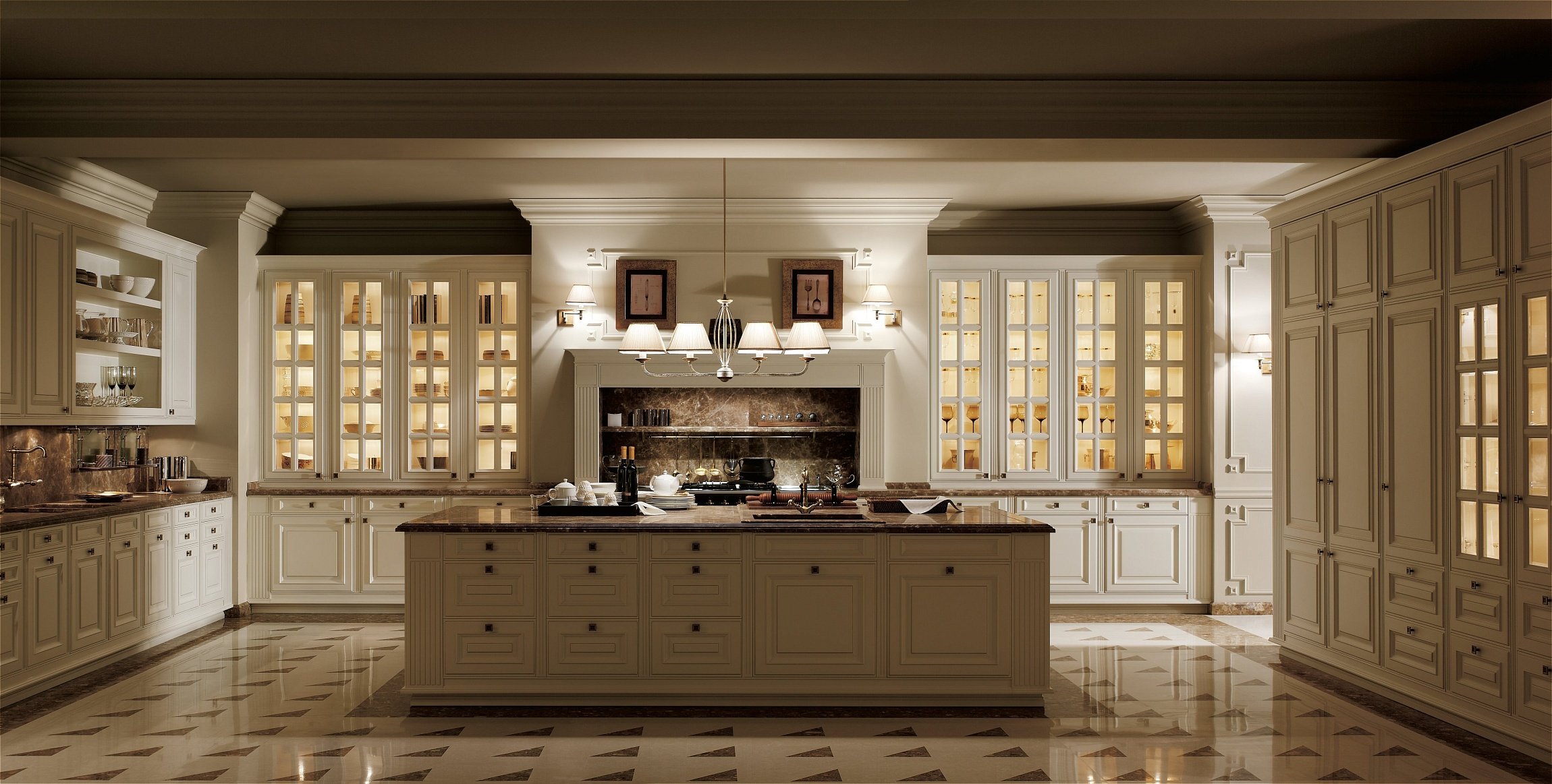 Cocina Britania Blanco Viejo Via Dorada
