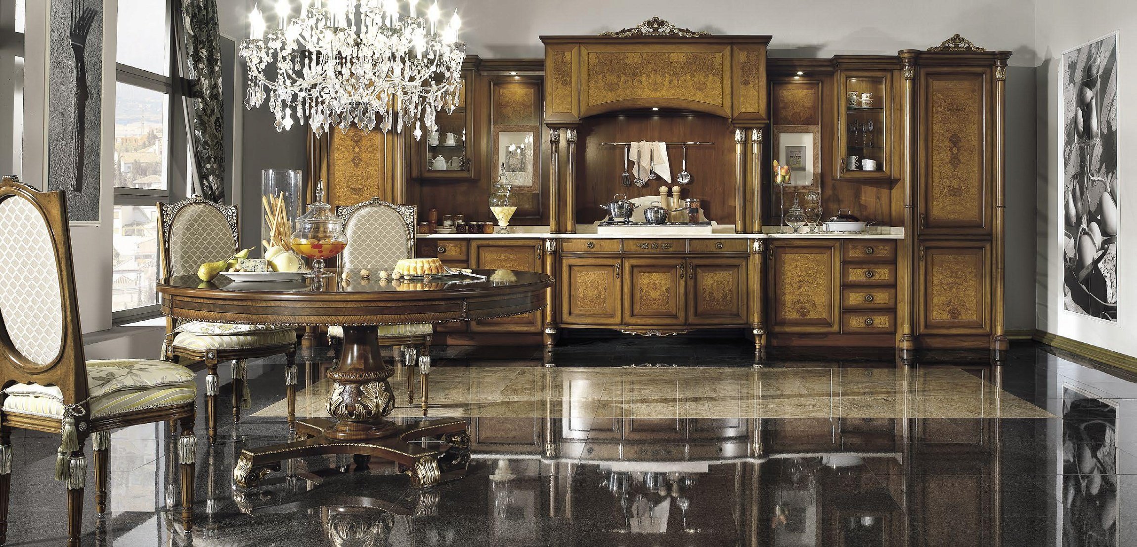 Cucina Classica Venezia Radica Di Frassino