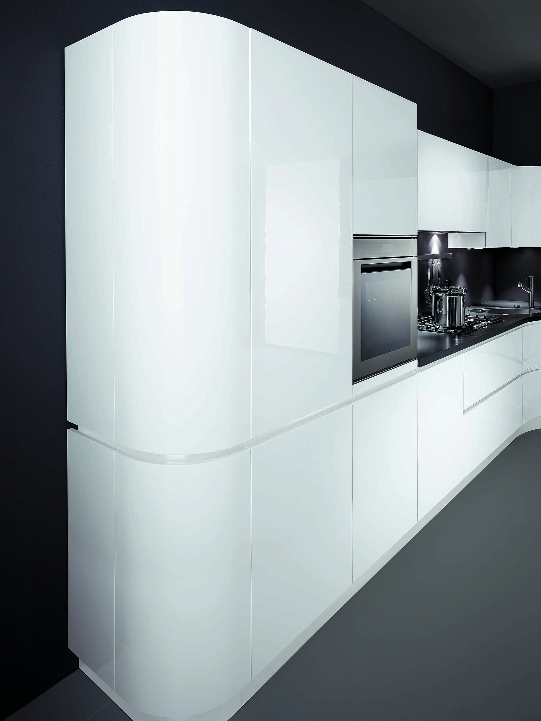 Linea Round White