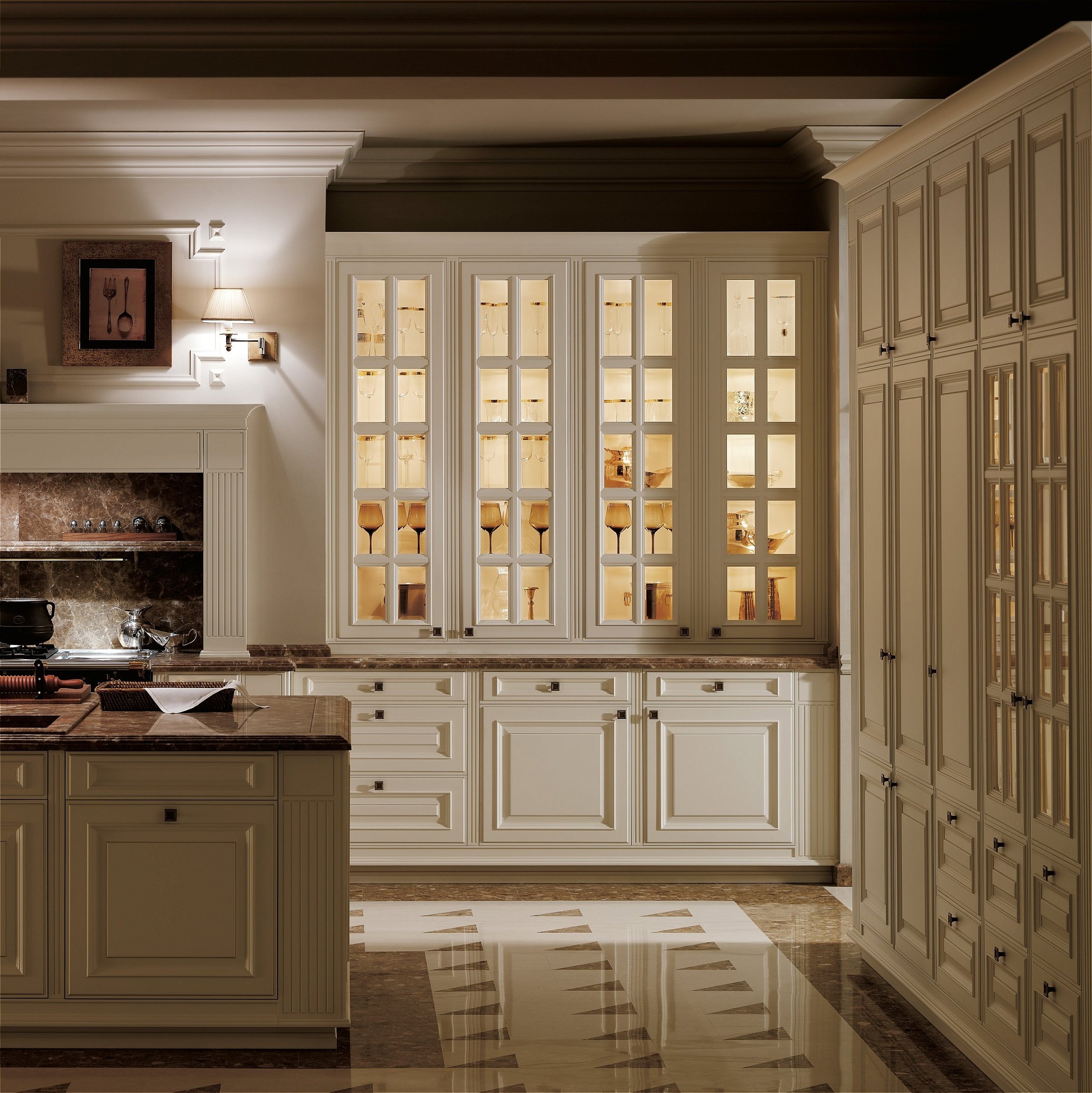Cocina Britania Blanco Viejo Via Dorada