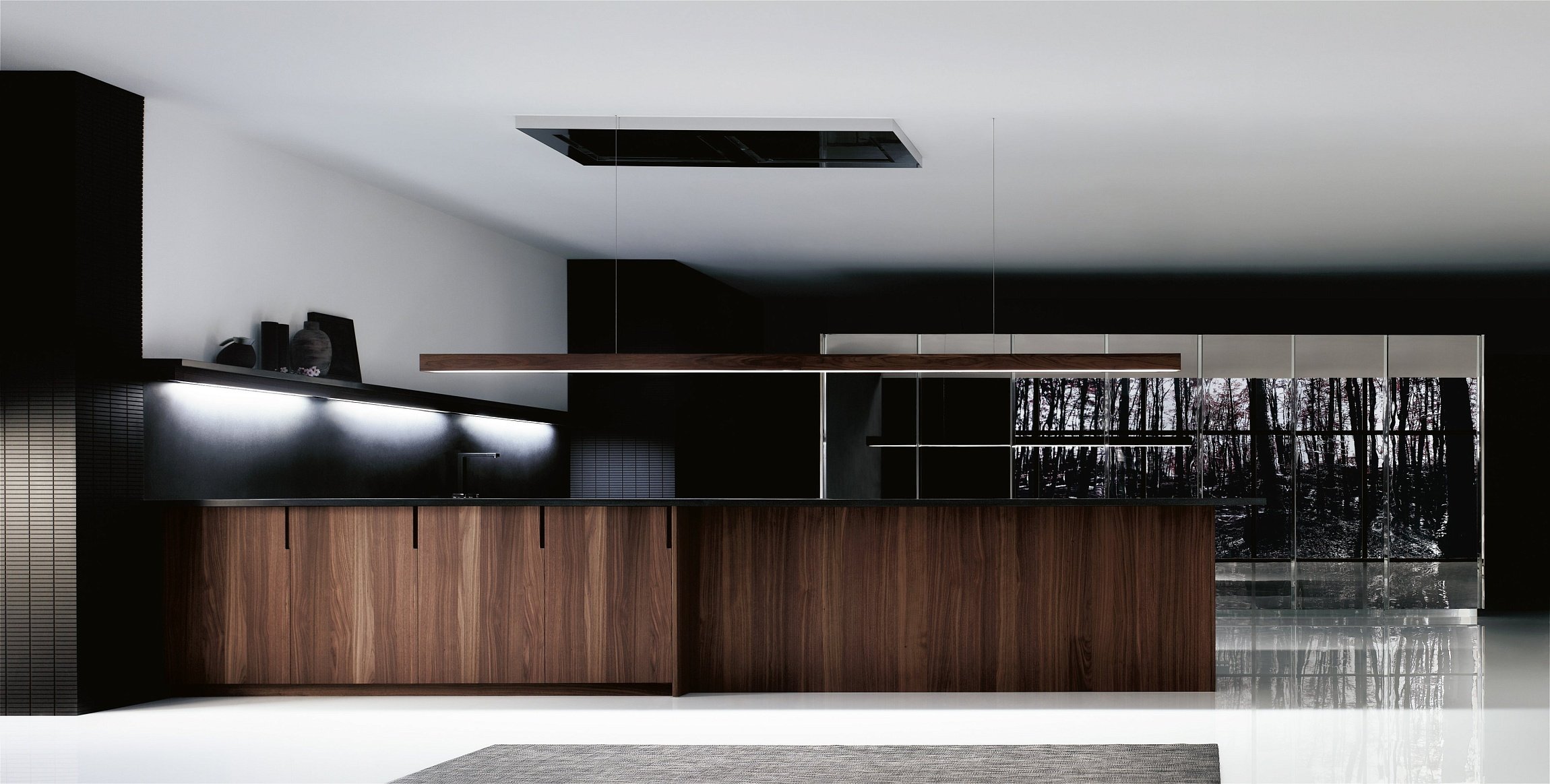 Cocina Bunotte Nogal Ent. Super Mirror