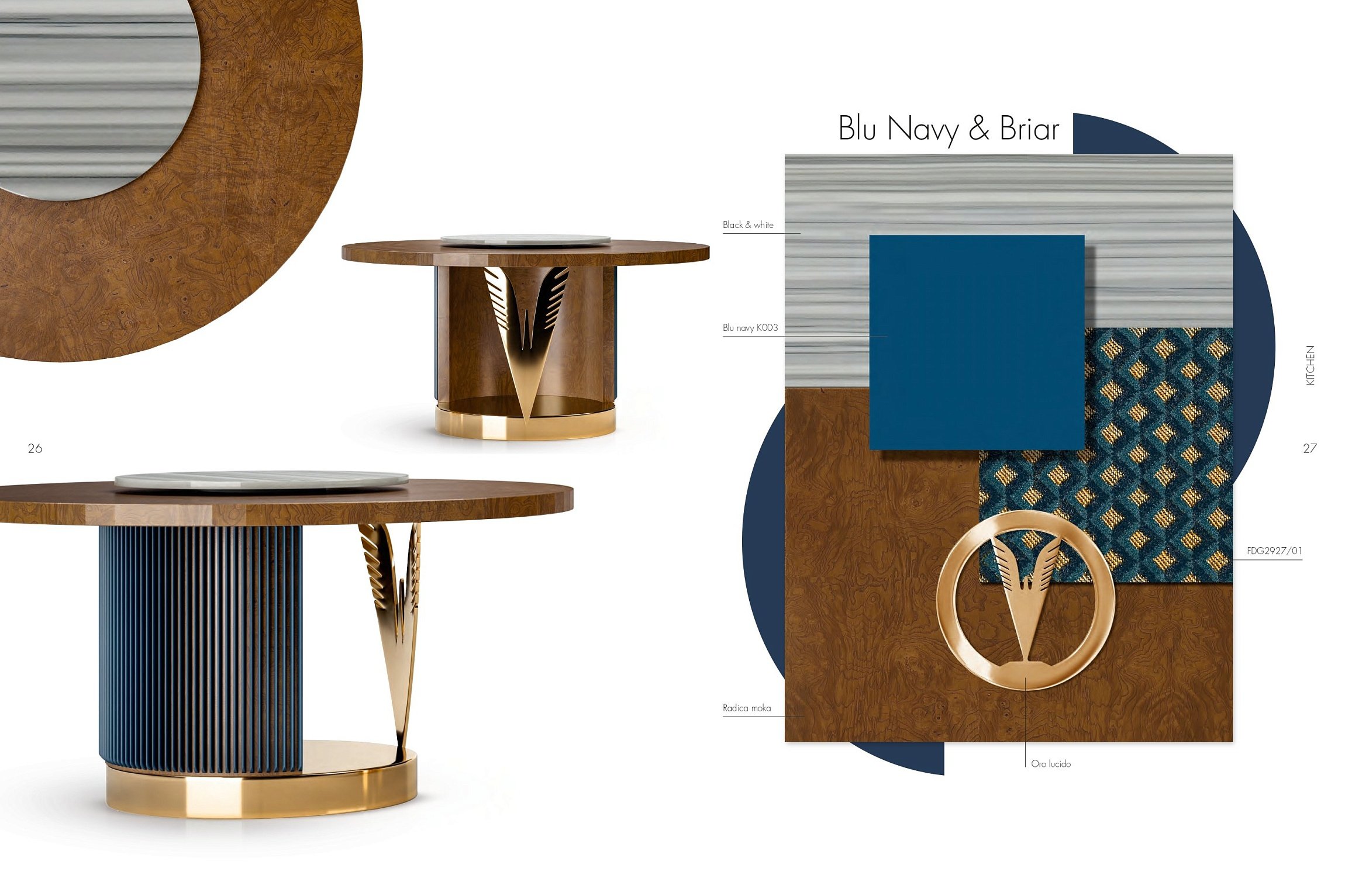 Twenty ONE - Blue Navy & Briar